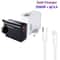 65W GaN charger PD 65W charger USB-C charger with QC4.0 fast charger, Type-C cable, UK Plug for Laptop & Phone