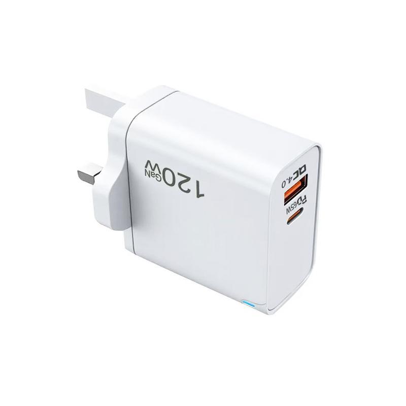 65W GaN PD Fast Charger USB-C QC4.0 UK Plug for MacBook, Laptop & Phone