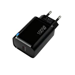 te-pd46 100w gan usb-c pd fast charger for macbook, laptop & phone eu plug