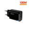TE-PD46 100W GaN USB-C PD Fast Charger for MacBook, Laptop & Phone EU Plug