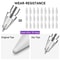 AhaStyle WG155 Metal Replacement Pen Tip for Apple Pencil Pro USB-C 2 1 Durable Stylus Upgrade