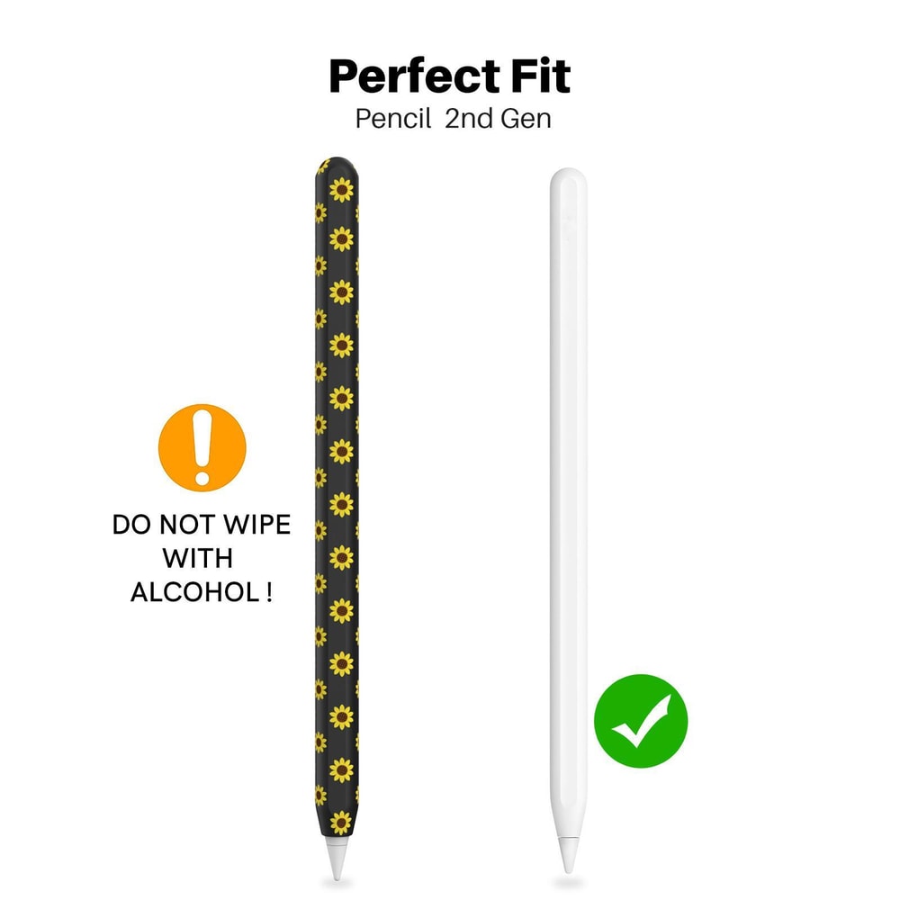 AhaStyle Silicone Protective Case for Apple Pencil Pro & 2 Lightweight Grip Cover