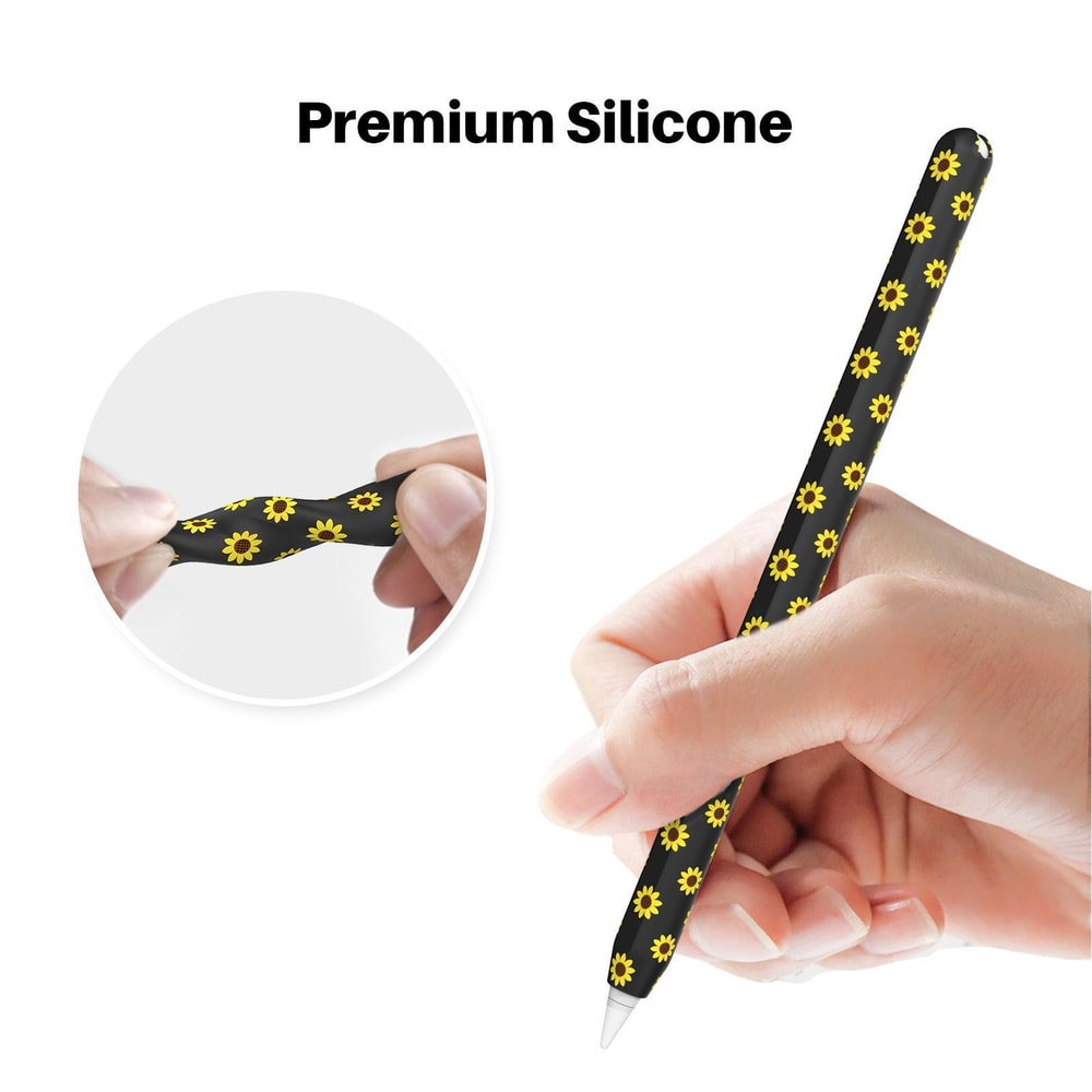 AhaStyle Silicone Protective Case for Apple Pencil Pro & 2 Lightweight Grip Cover