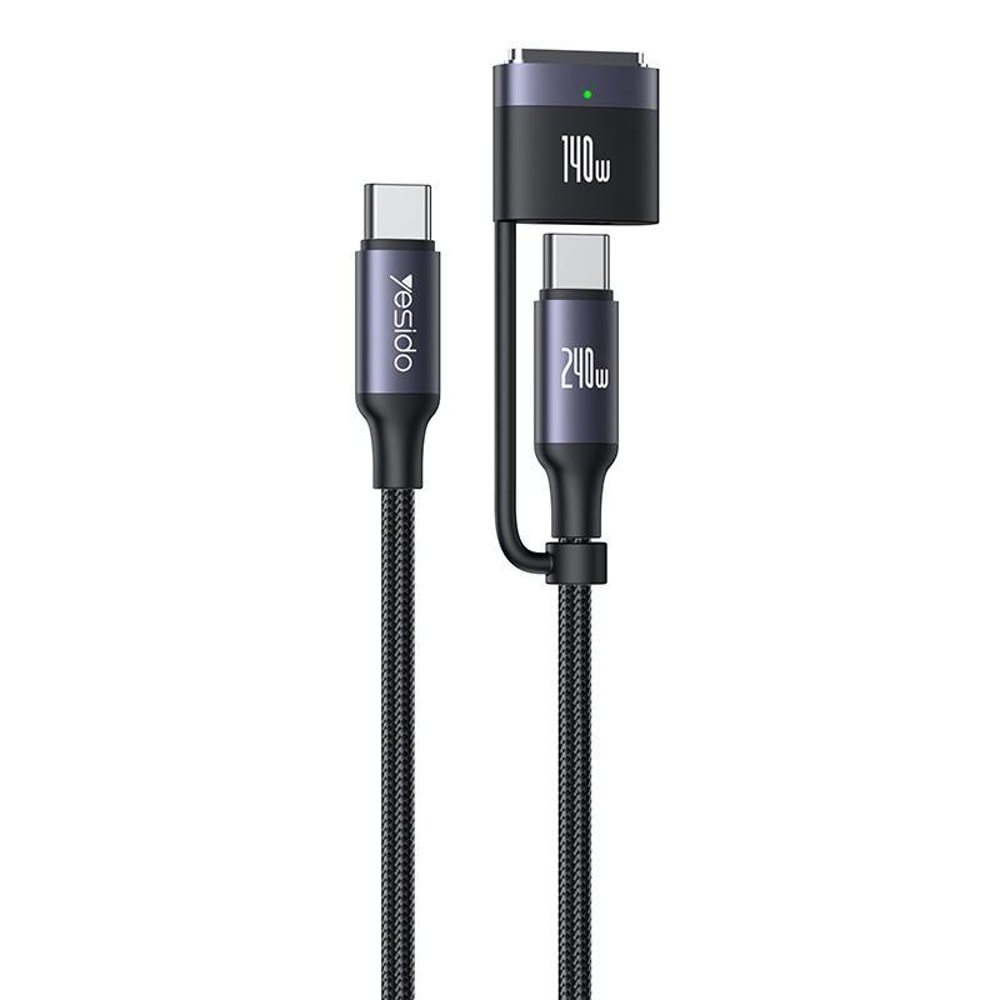Type-C to Type-C & MagSafe Magnetic Fast Charging Cable