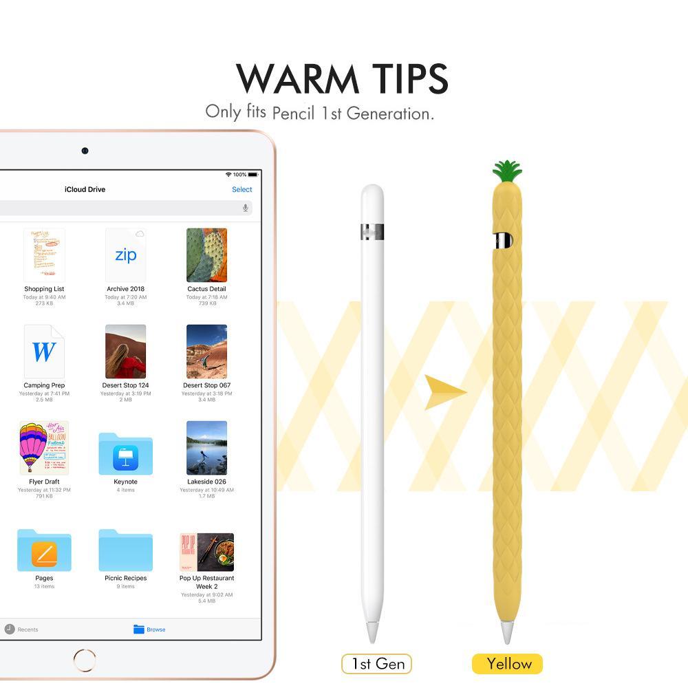 Silicone Protective Case for Apple Pencil Grip Cover Sleeve Shockproof Skin