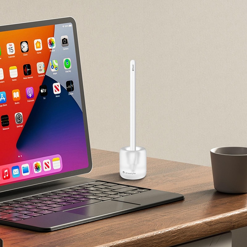 Silicone Apple Pencil Holder Base for USB-C, 2nd & 1st Gen Stable Desk Stand