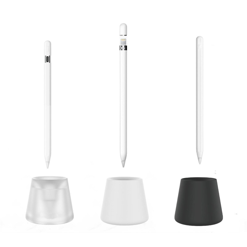 AhaStyle Silicone Apple Pencil Holder for USB-C, Protective Base Stand