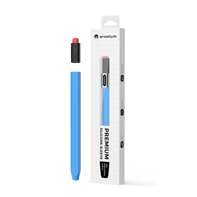 Silicone Apple Pencil USB-C Case Hexagonal Anti-Roll Protective Cover