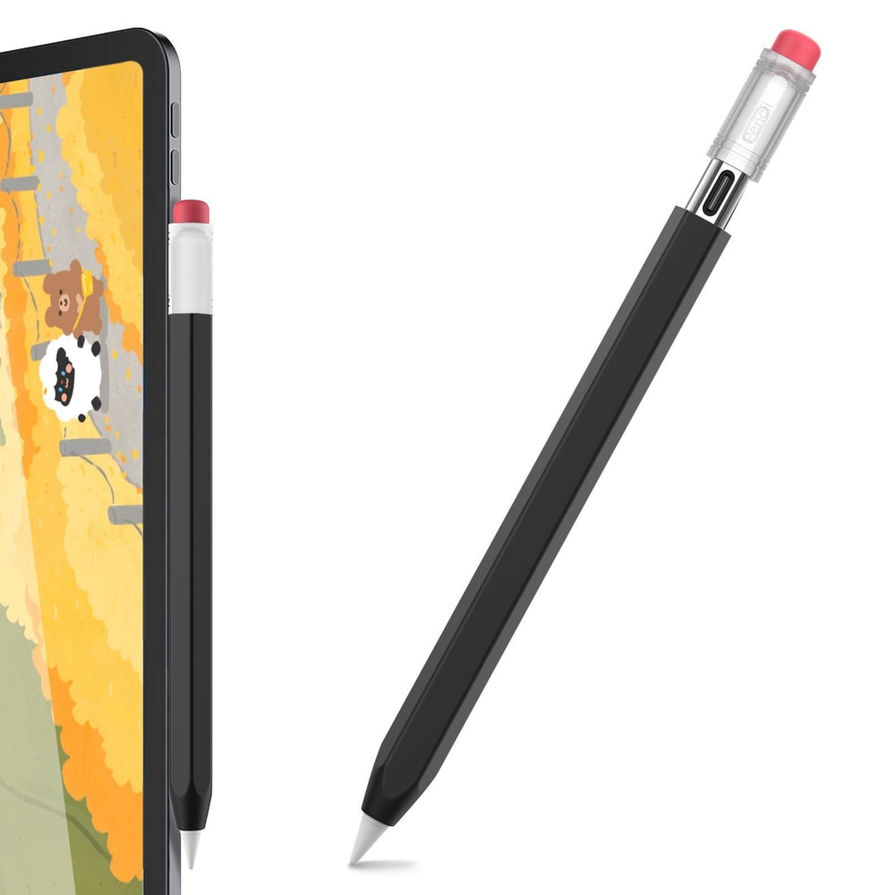 Silicone Apple Pencil USB-C Case Hexagonal Anti-Roll Protective Cover