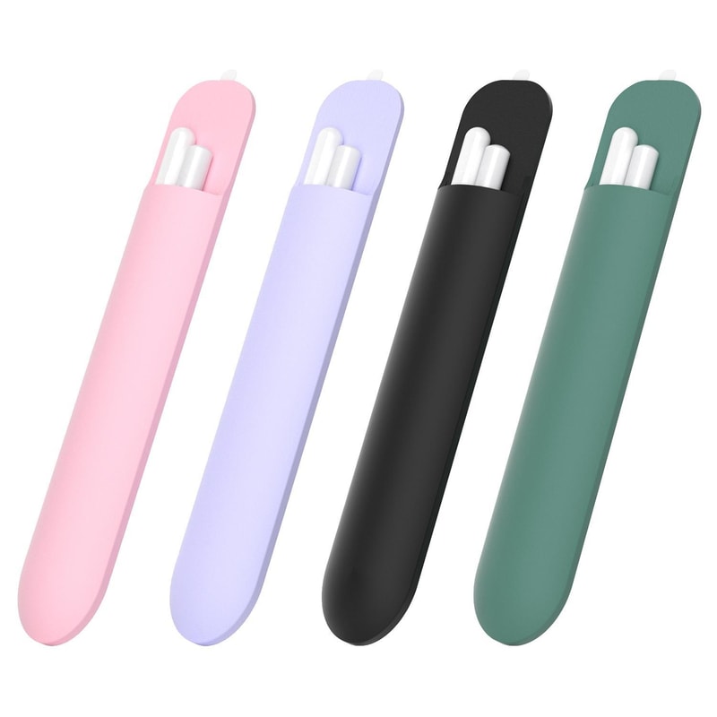 Silicone Stylus Pen Storage Case Universal Pen Holder Bag for Tablet Stylus, Portable Adhesive Organizer