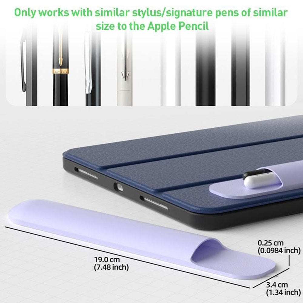 Silicone Stylus Pen Storage Case Universal Pen Holder Bag for Tablet Stylus, Portable Adhesive Organizer