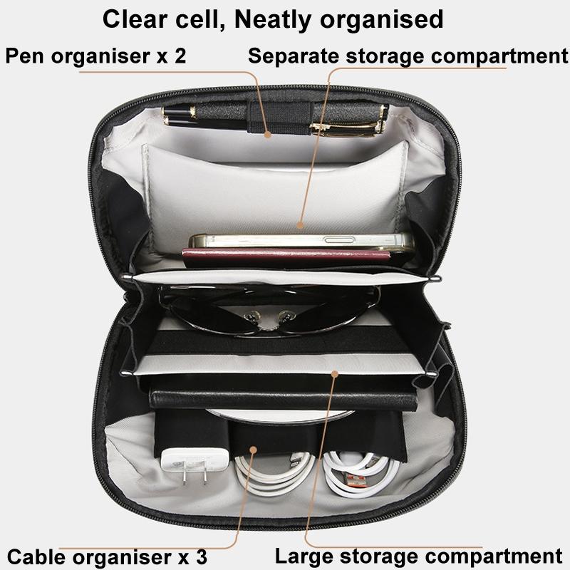 Digital Storage Bag Cable Organizer Bag Electronic Accessory Travel Organizer