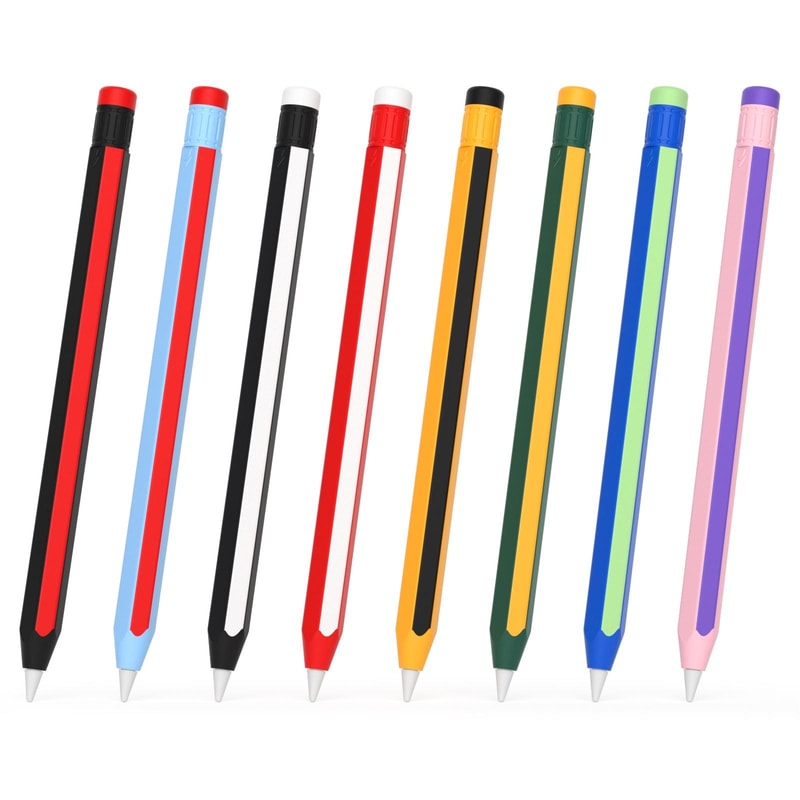 Colorful Silicone Protective Case for Apple Pencil & Pencil Pro Stylus Cover Shockproof Grip