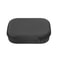 PU Leather Protective Storage Case for Apple Mac Mini M1 Shockproof Travel Bag (Black)