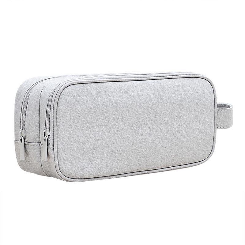 Double Layer Large Capacity Digital Accessories Storage Bag Travel Cable Organizer Pouch