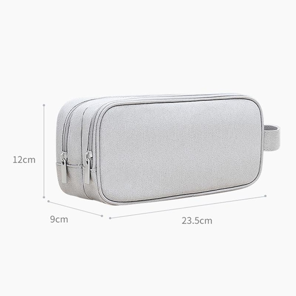Double Layer Large Capacity Digital Accessories Storage Bag Travel Cable Organizer Pouch