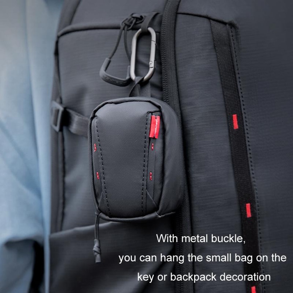 OneMo Digital Accessories Bag Cable Organizer & Camera Accessory Pouch Black