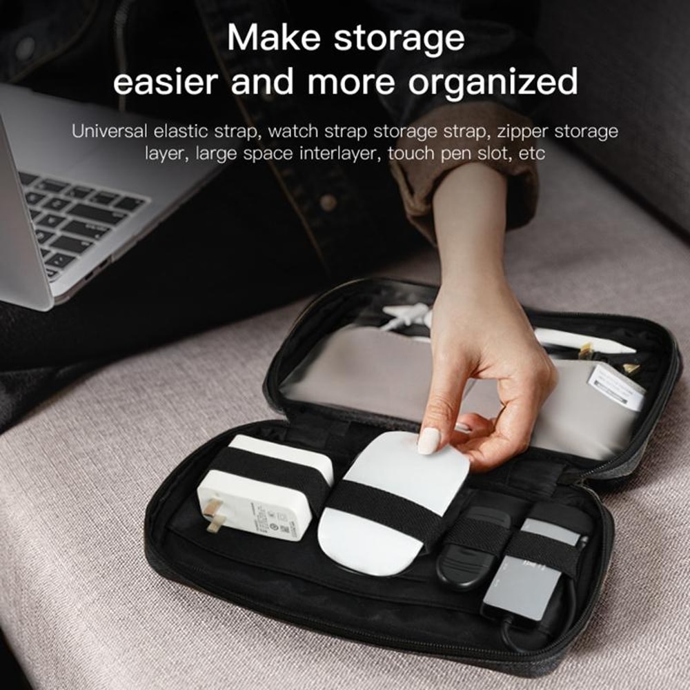 Multifunctional Digital Accessories Organizer Bag Travel Cable & Tech Storage Case
