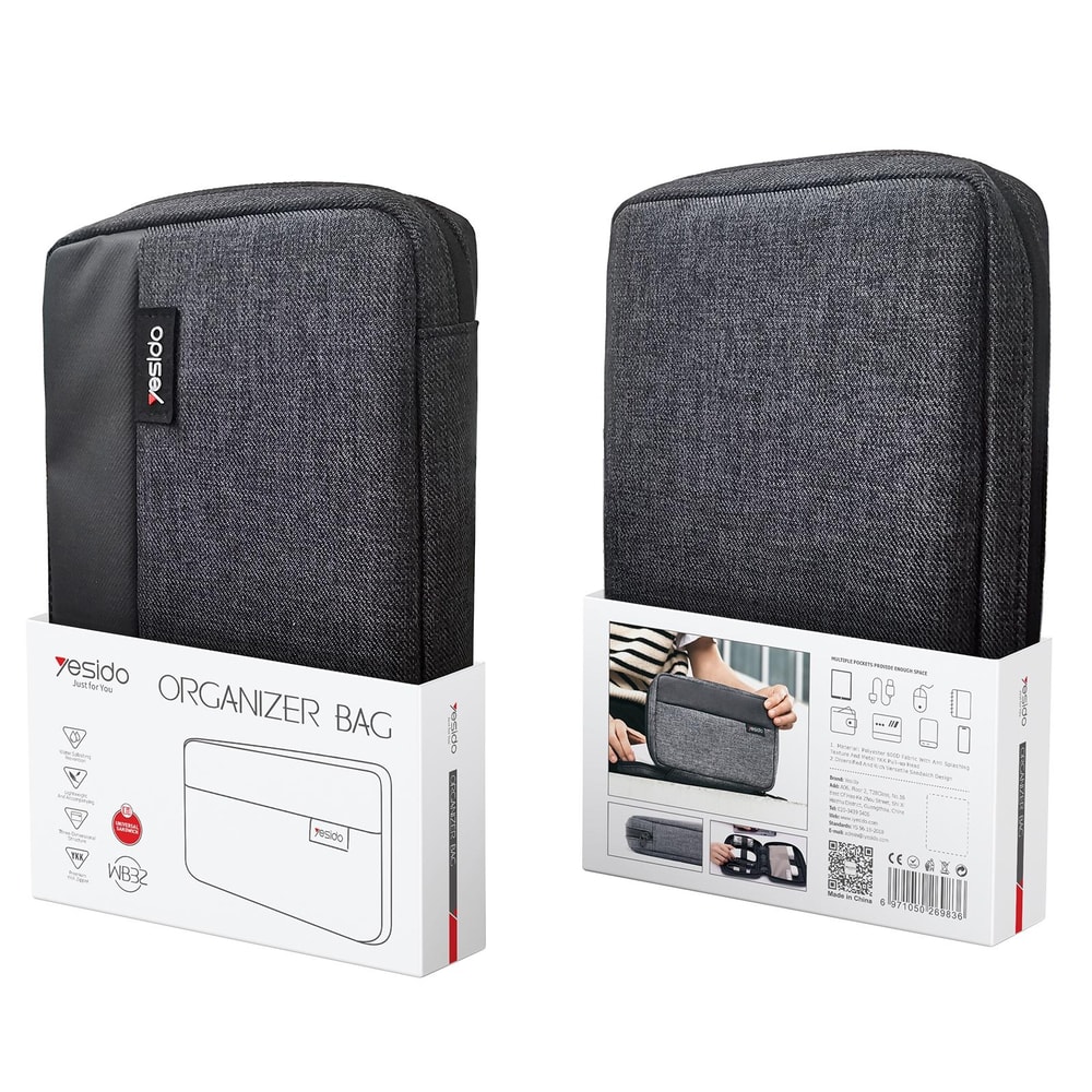 Multifunctional Digital Accessories Organizer Bag Travel Cable & Tech Storage Case