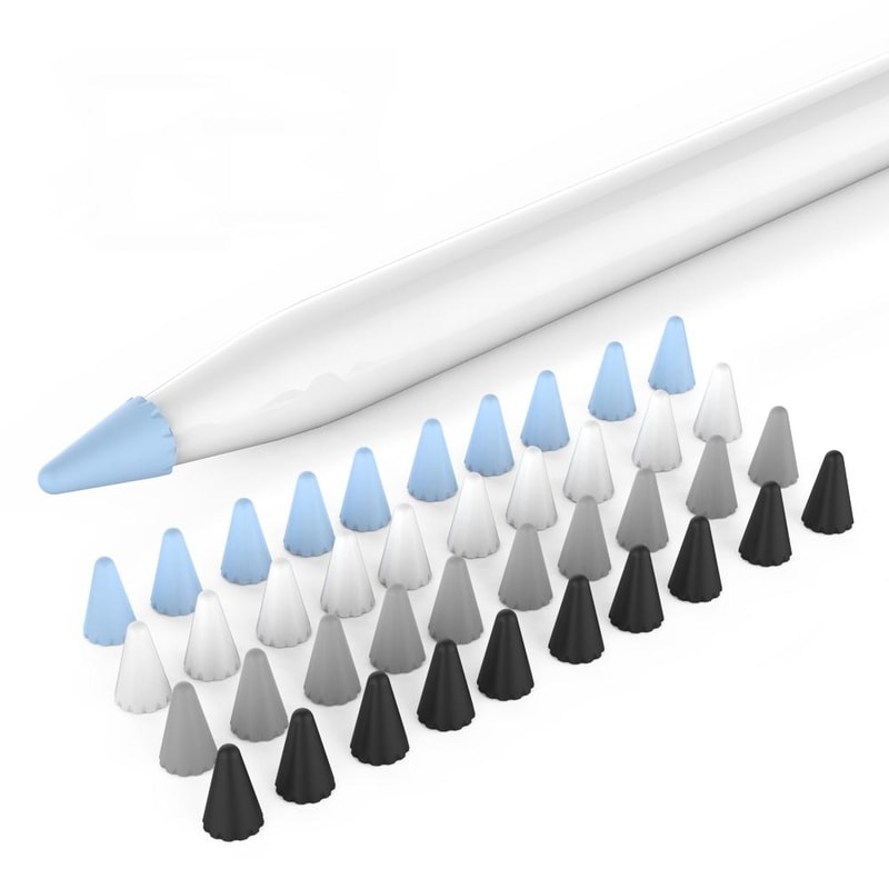 Apple Pencil Tip Protector Silicone Covers 40 Pack for Apple Pencil 1 & 2