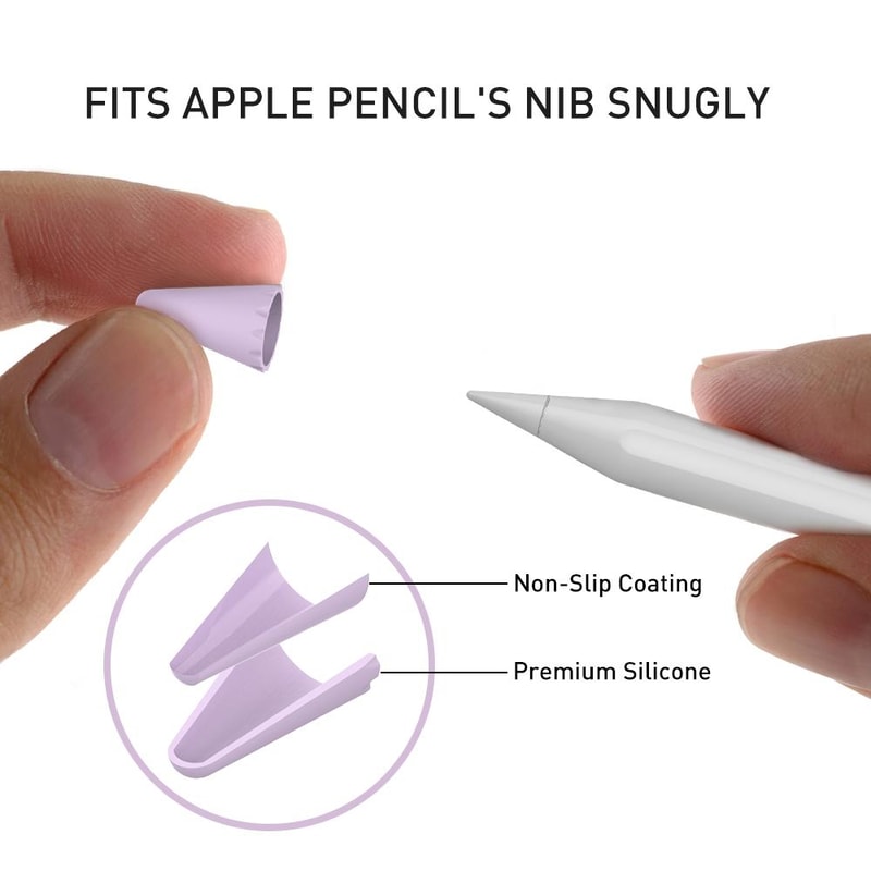 Apple Pencil Tip Protector Silicone Covers 40 Pack for Apple Pencil 1 & 2