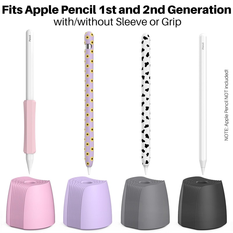 Silicone Apple Pencil Stand Holder for Apple Pencil Charging Base