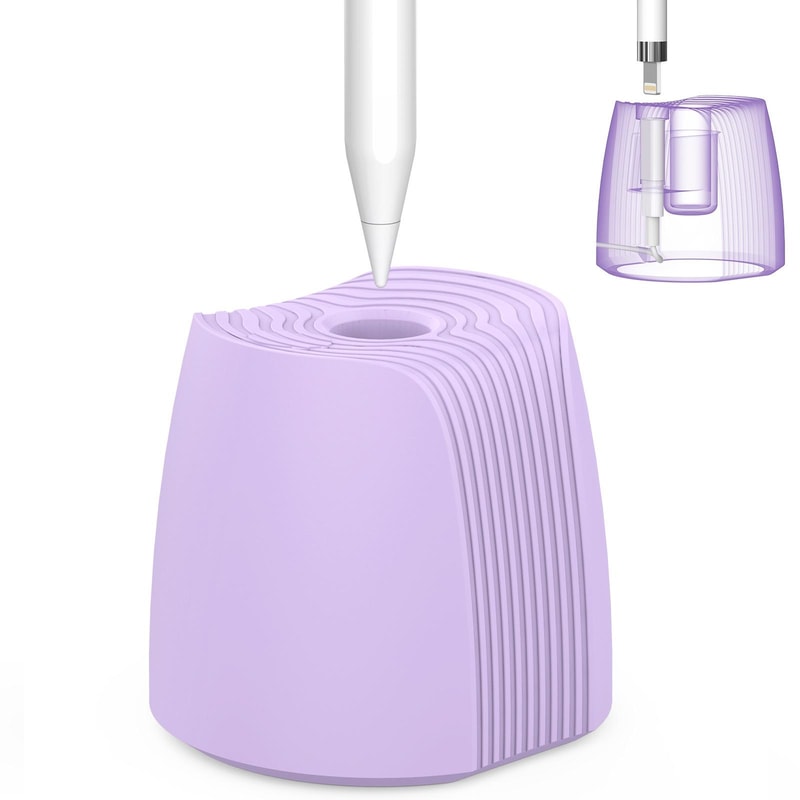 Silicone Apple Pencil Stand Holder for Apple Pencil Charging Base