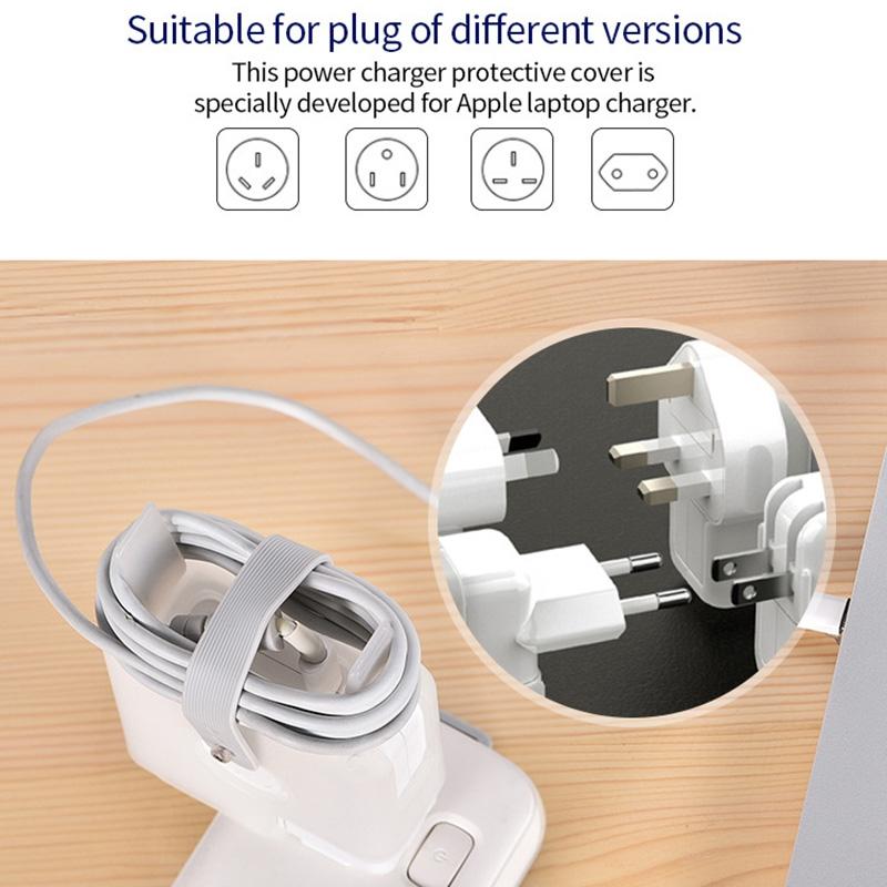 MacBook Pro Charger Silicone Protective Case Adapter Cable Protector Sleeve Cover