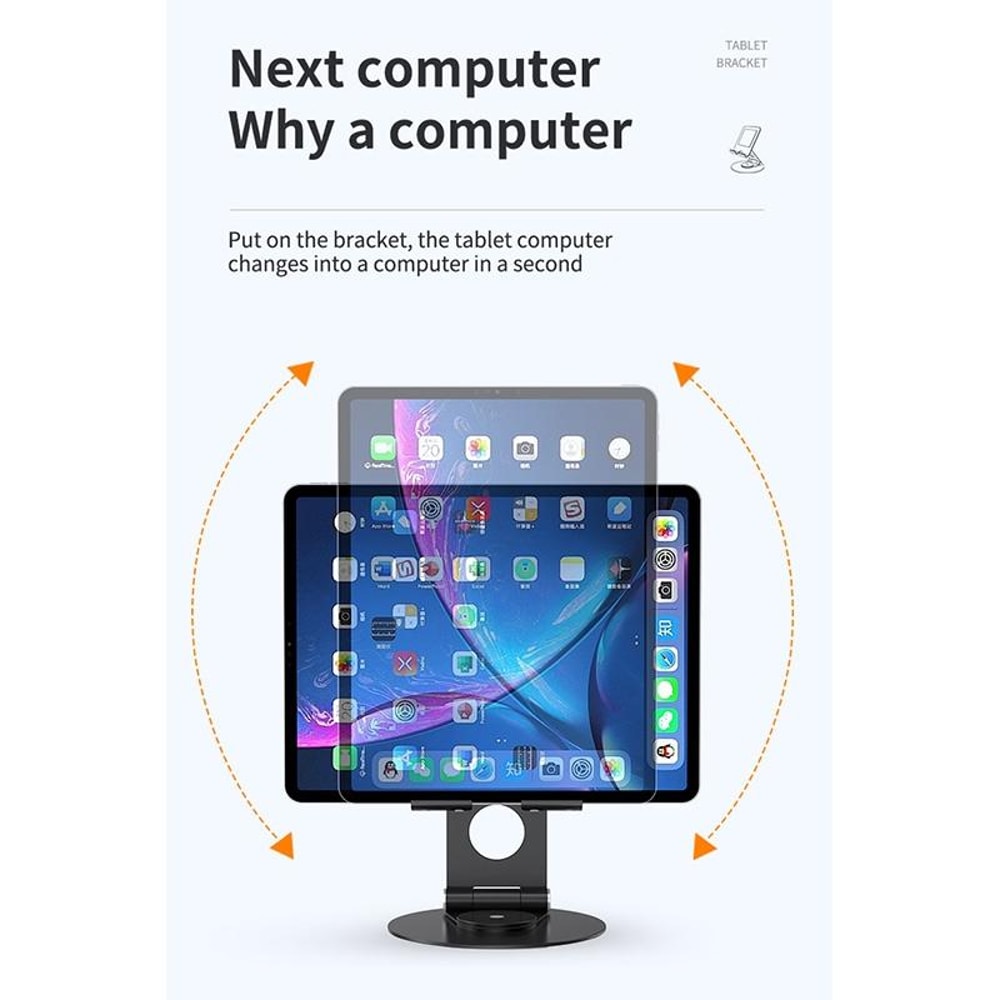 Foldable Laptop Stand Adjustable Height Aluminum Laptop Holder