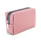 Leather Tech Organizer Travel Cable Storage Bag Waterproof Digital Accessories Case 4