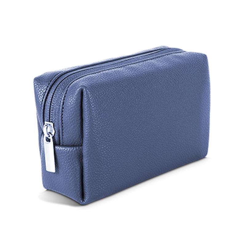 Leather Tech Organizer Travel Cable Storage Bag Waterproof Digital Accessories Case 7