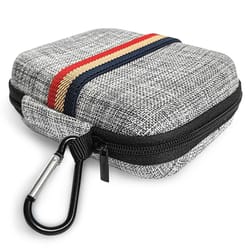 portable hard shell digital accessories storage bag for cables, earphones & chargers