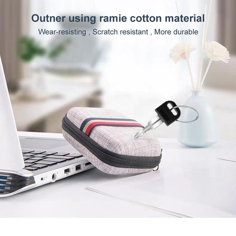 Portable Hard Shell Digital Accessories Storage Bag For Cables Earphones Chargers 5