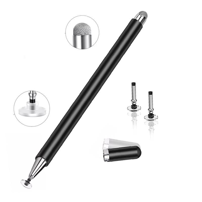 Silicone & Cloth Stylus Pen, Capacitive Touch Screen Pen with Magnetic Cap