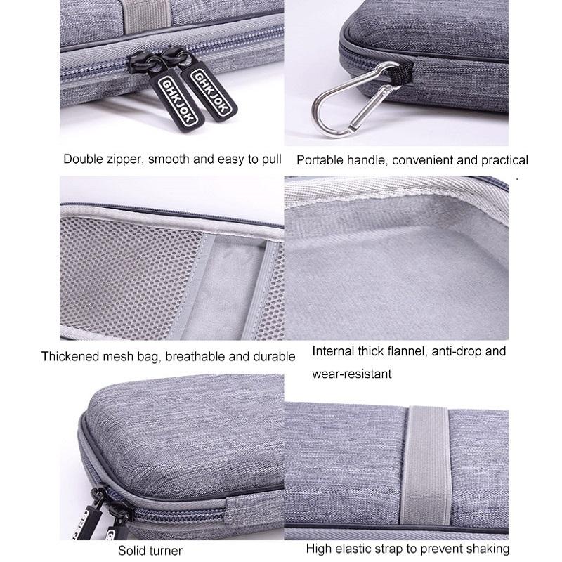 EVA Storage Bag for Power Bank & Data Cables | Waterproof Cable Organizer Case with Handle