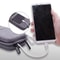 EVA Storage Bag for Power Bank & Data Cables | Waterproof Cable Organizer Case with Handle