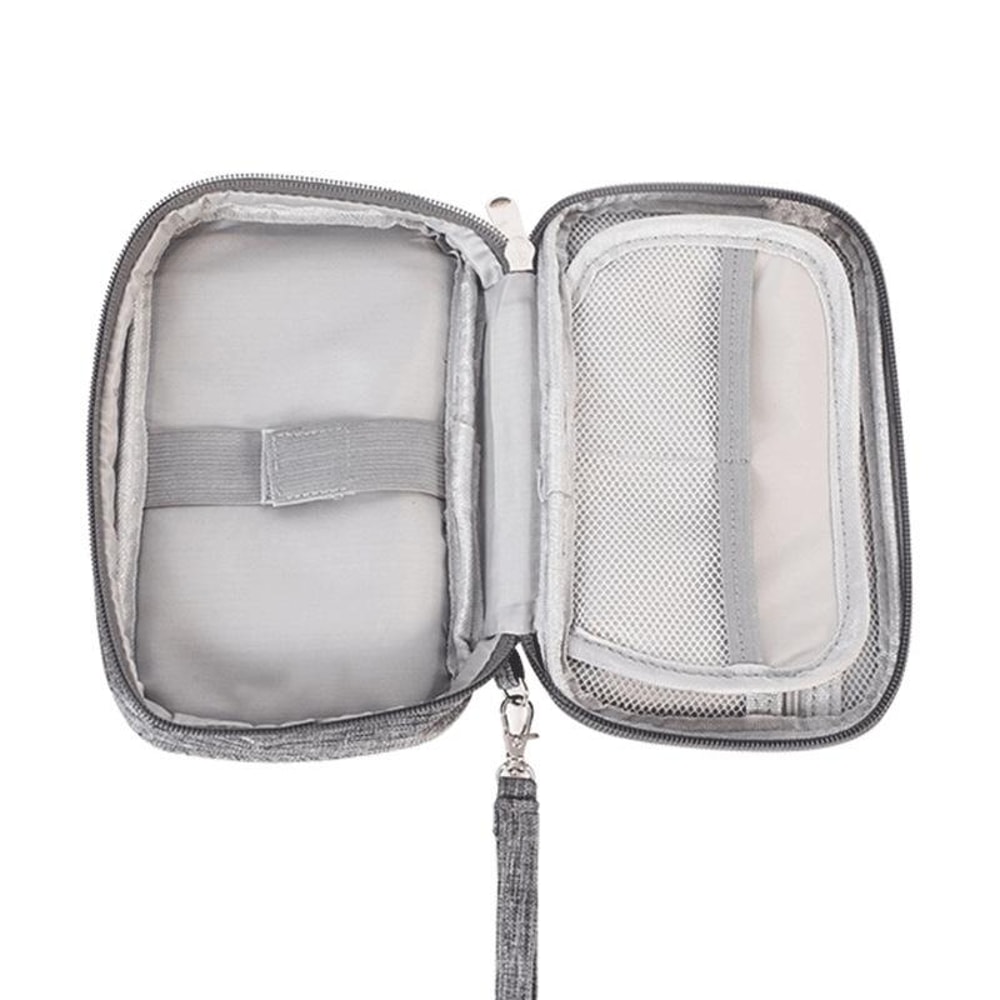 Mini Multifunctional Digital Storage Bag Waterproof Cable Organizer for Travel Earphones and Cables