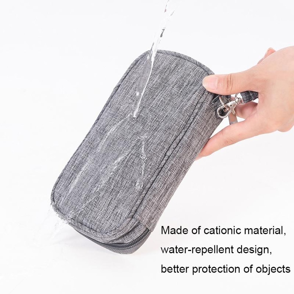 Mini Multifunctional Digital Storage Bag Waterproof Cable Organizer for Travel Earphones and Cables