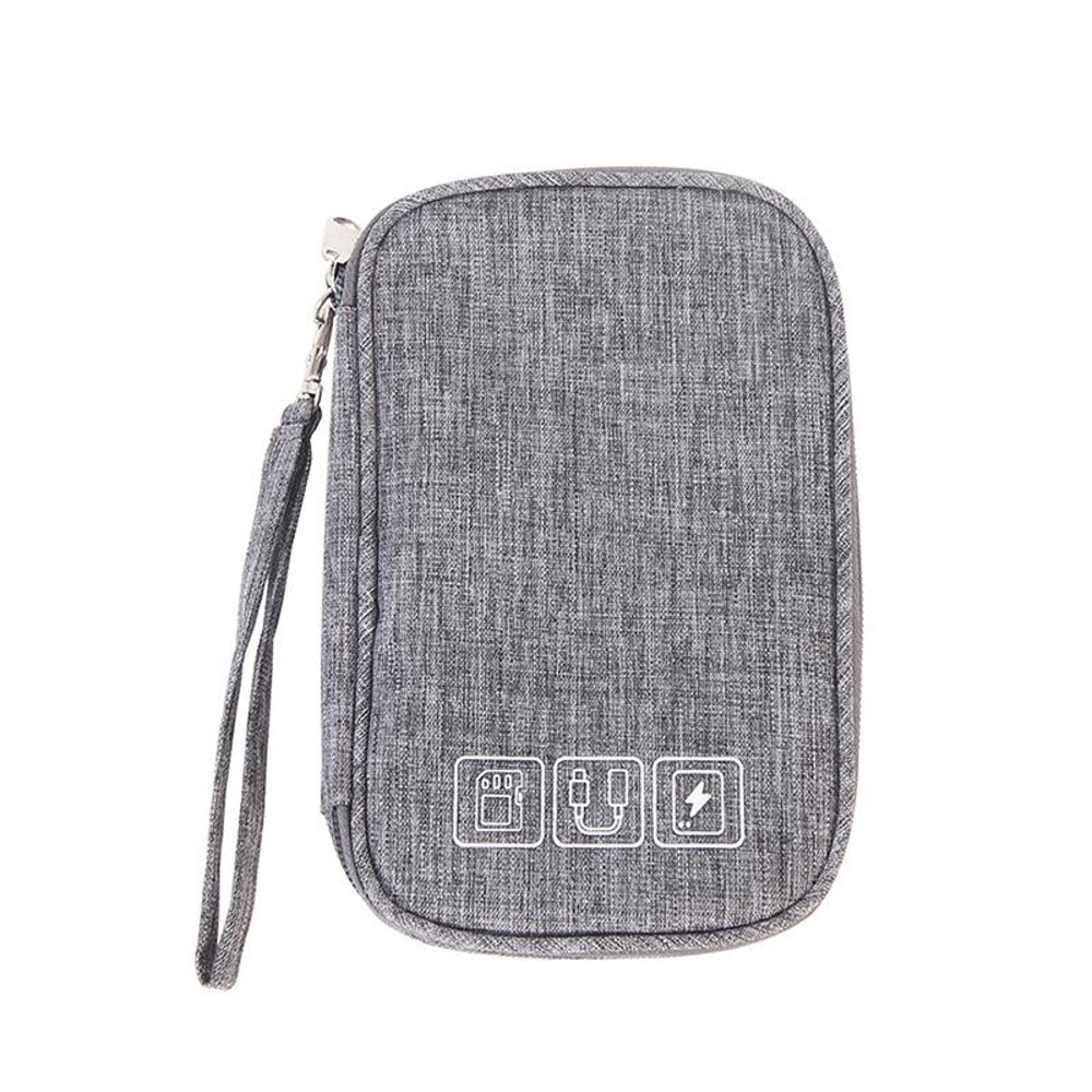 Mini Multifunctional Digital Storage Bag Waterproof Cable Organizer for Travel Earphones and Cables