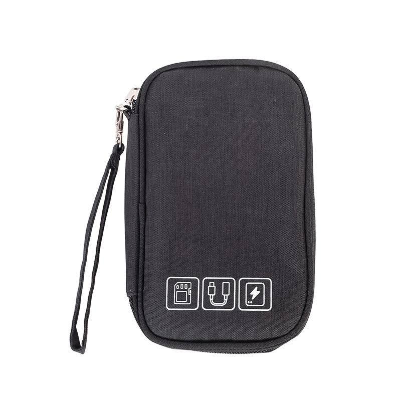 Mini Multifunctional Digital Storage Bag Waterproof Cable Organizer for Travel Earphones and Cables