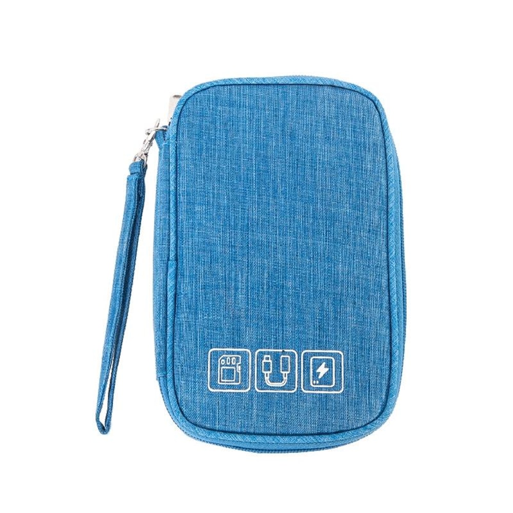 Mini Multifunctional Digital Storage Bag Waterproof Cable Organizer for Travel Earphones and Cables