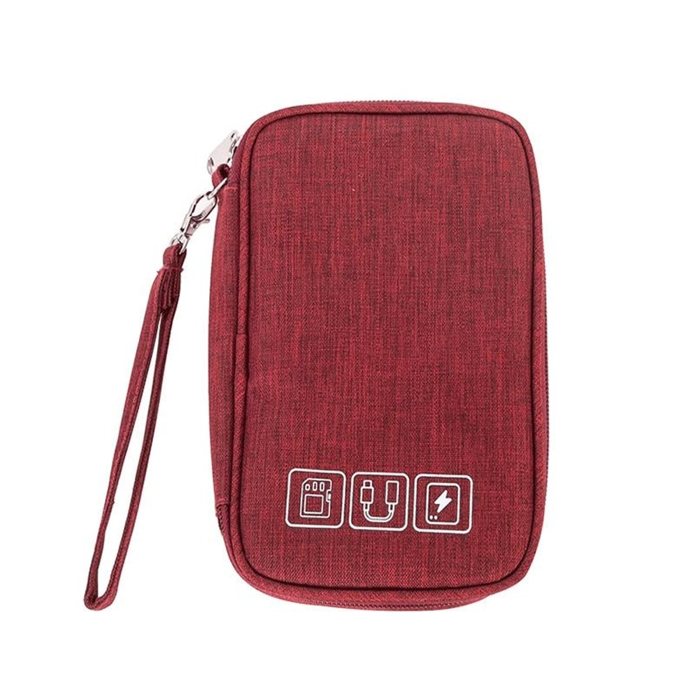 Mini Multifunctional Digital Storage Bag Waterproof Cable Organizer for Travel Earphones and Cables