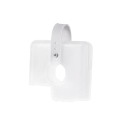 charger protective case for macbook & iphone cable organizer storage box (white)
