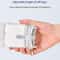 Charger Protective Case for MacBook & iPhone Cable Organizer Storage Box (White)