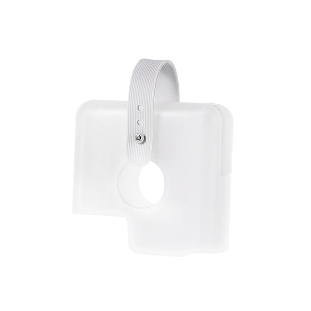Charger Protective Case for MacBook & iPhone Cable Organizer Storage Box (White)
