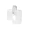 Charger Protective Case for MacBook & iPhone Cable Organizer Storage Box (White)