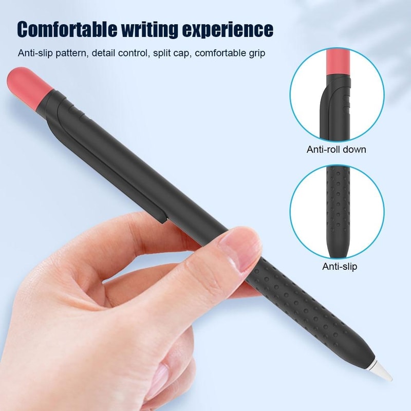 Magnetic Silicone Apple Pencil Holder Case with Grip Sleeve Storage Protection