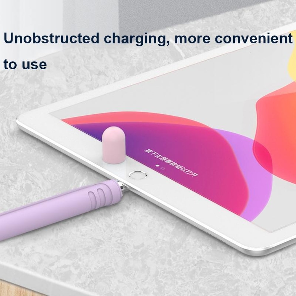 Magnetic Silicone Apple Pencil Holder Case with Grip Sleeve Storage Protection