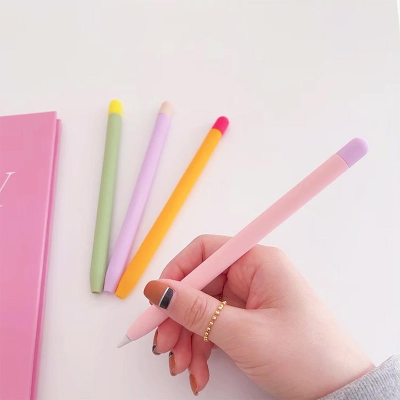 Silicone Protective Case for Apple Pencil 2 Anti Scratch Stylus Cover Magnetic Fit