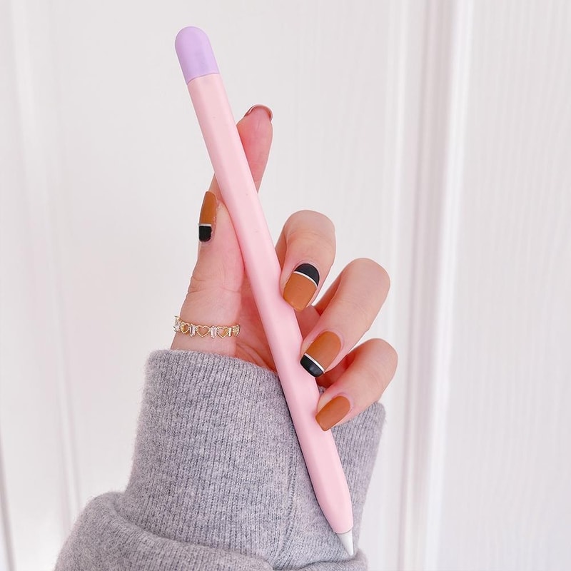 Silicone Protective Case for Apple Pencil 2 Anti Scratch Stylus Cover Magnetic Fit